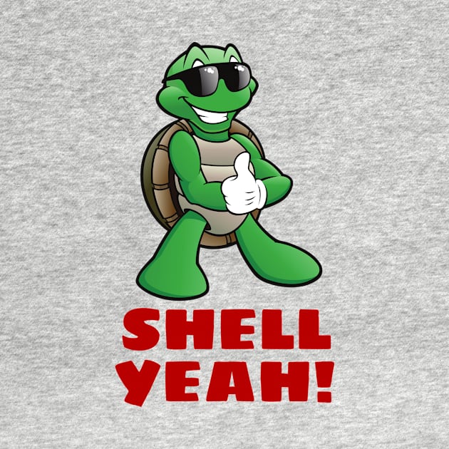 Shell Yeah | Turtle Pun by Allthingspunny